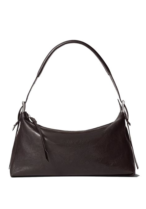 belted baguette bag woman dark chocolate LEMAIRE | BG0167 LL0108BR490